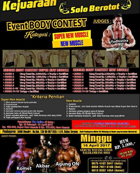 event bodycontes 2017 solo berotot