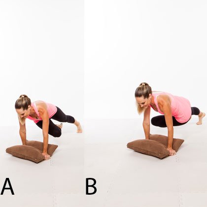 Pillow Plank Jumps