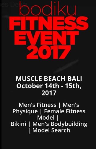 event binaraga dan bodycontes 2017 bodiku Fitness Event 2017