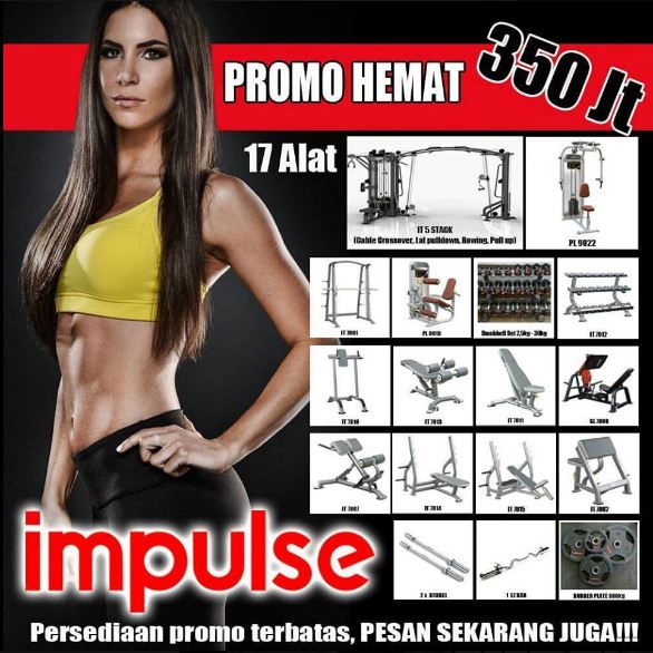 Promo Paket Alat Import Untuk usaha fitness center Anda !!!