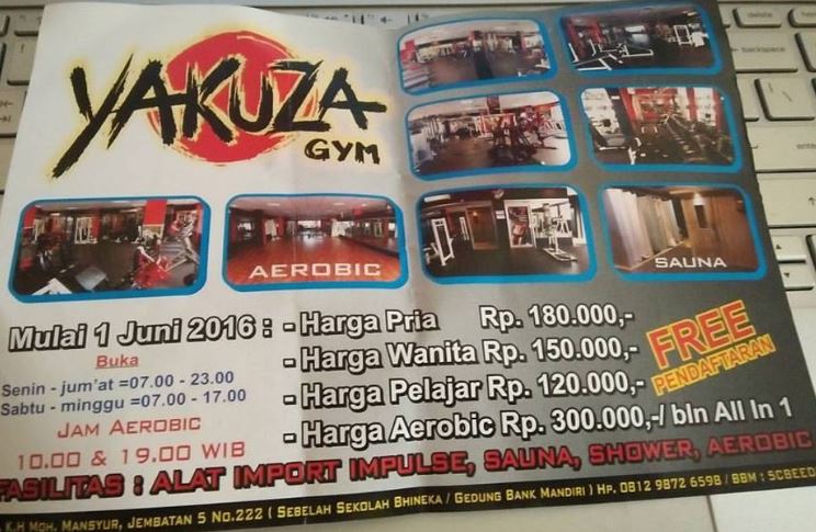 Video Yakuza Gym Tempat Fitness Di jakarta Barat