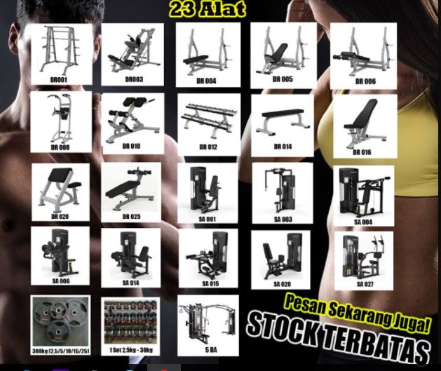 Promo Paket Alat Fitness Import Murah Di kota Papua