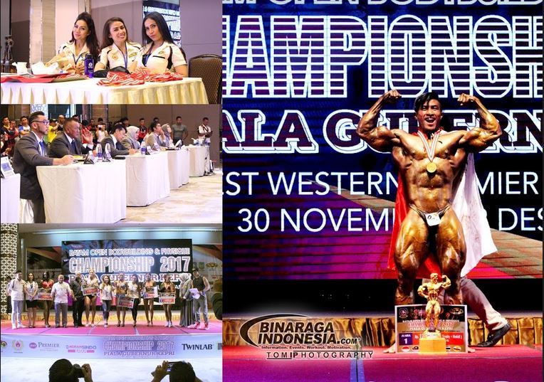 10 KELAS KATEGORI SUKSES DIGELAR DALAM EVENT BATAM OPEN BODYBUILDING & PHYSIQUE CHAMPIONSHIP 2017 PIALA GUBERNUR KEPRI 2017 1