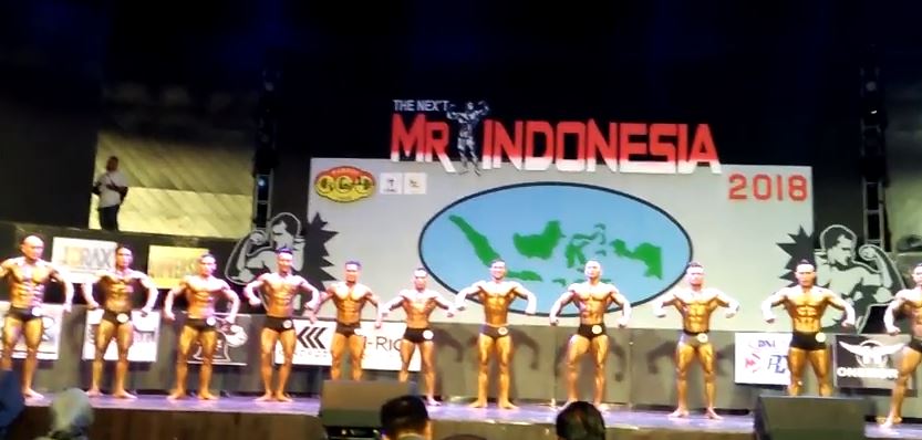 15 Finalis Mens atheltics physique mr. Indonesia 2018 jakarta